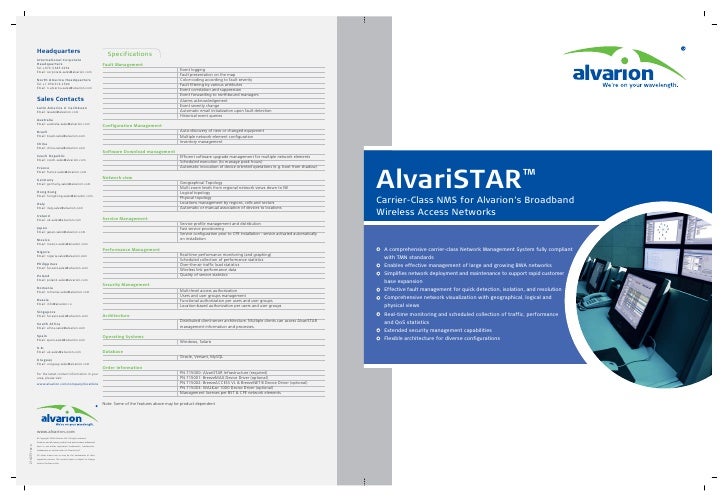 alvarion alvaristar